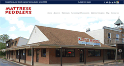 Desktop Screenshot of mattresspeddlers.com